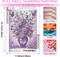 Floral&Butterfly Diamond Art Kits for Adults Beginners,DIY 5D Diamond Painting Flowers,Round Full Drill Gem Art for Adults,Diamond Dots Paintings Picture Crafts Home Wall Decor 12x16 in